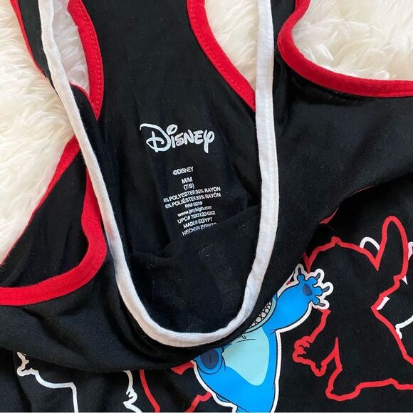 Disney Lilo & Stitch Black Graphic Tank Top - Picture 3 of 4